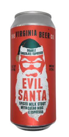 The Virginia Beer Co. - Double Chocolate Espresso Evil Santa